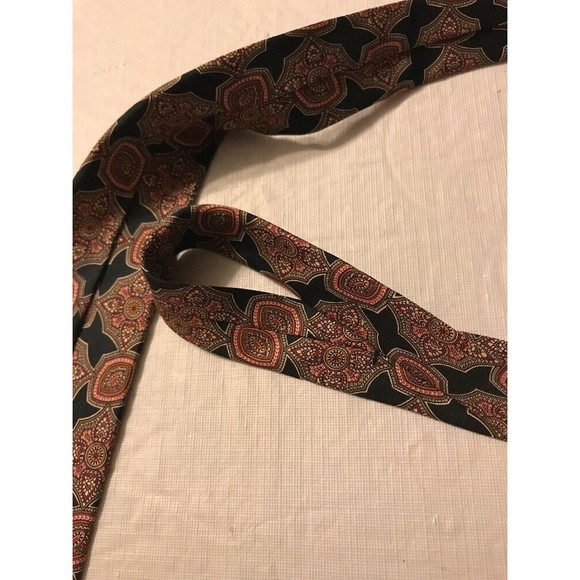 Liberty Of London Men's Neck Tie 100% Silk Blue Multi Color Printed Made In USA - Picture 5 of 5